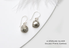 Pyrite earrings