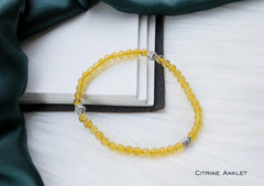 Citrine Anklet