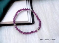 Amethyest Anklet