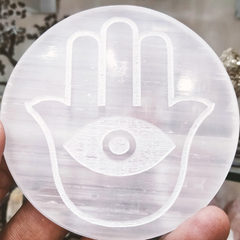 Selenite plate (round)