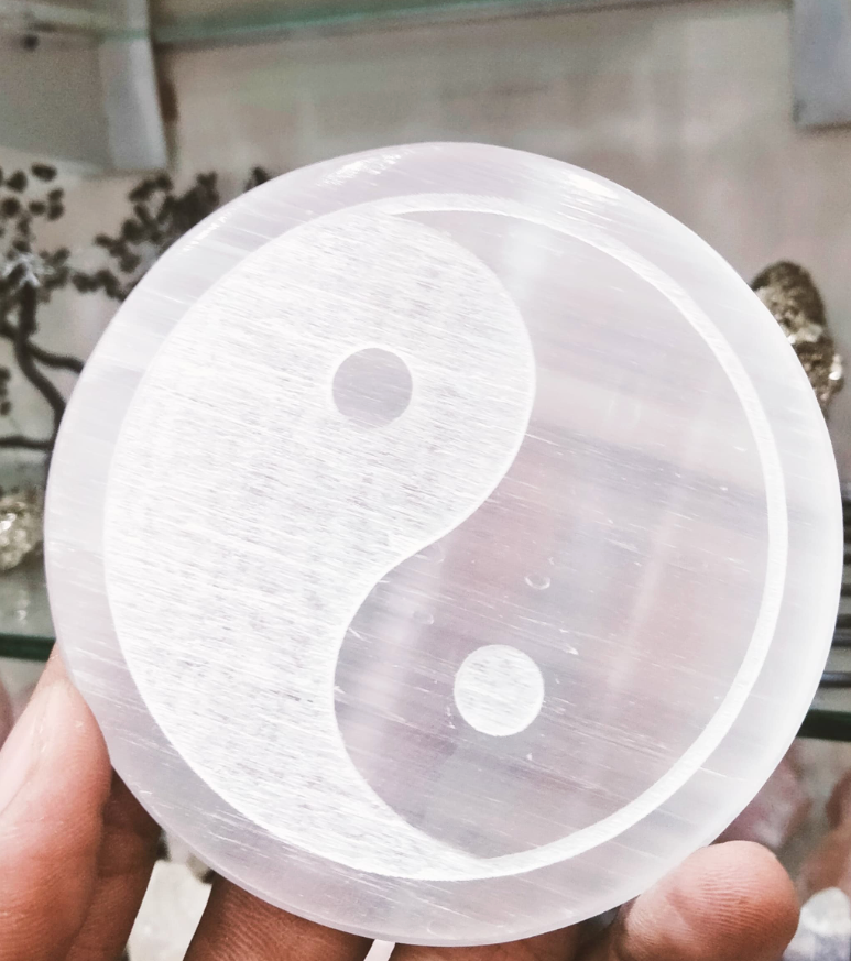 Selenite plate (round)5