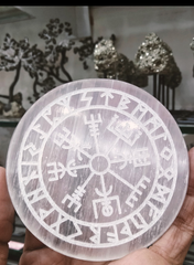 Selenite plate (round)6